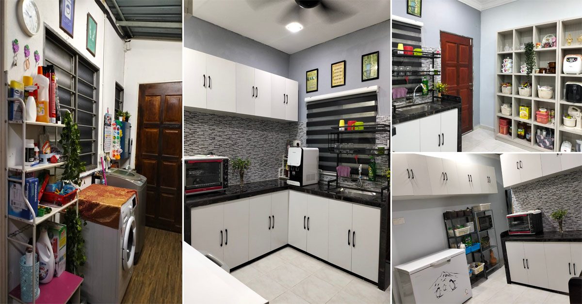 Rangka Kabinet Dapur Custom Penyeri Dekorasi Dapur Cantik