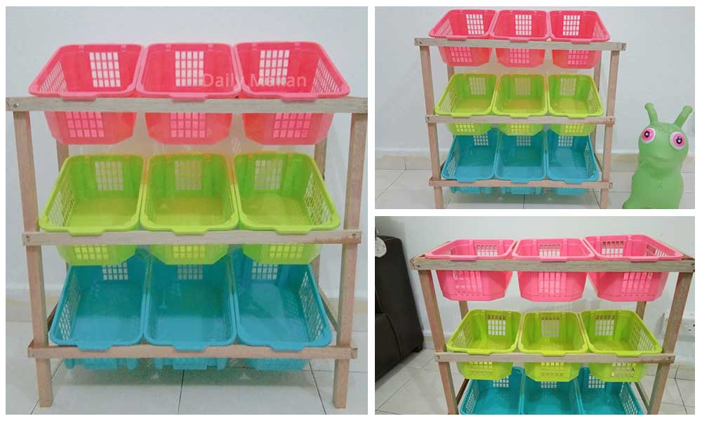 Wanita Ini DIY Toy Rack Untuk Anak Tercinta | Giler Deco