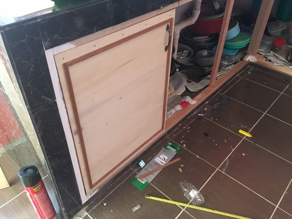 DIY kabinet dapur