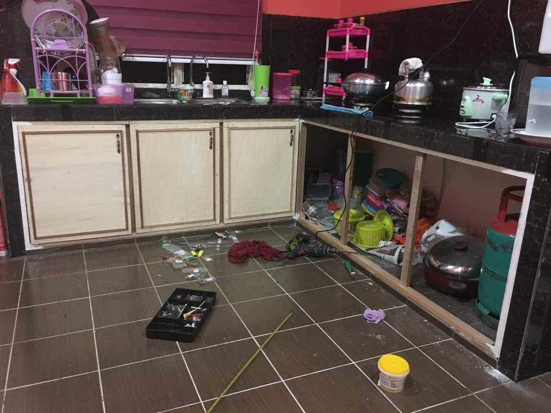 DIY kabinet dapur