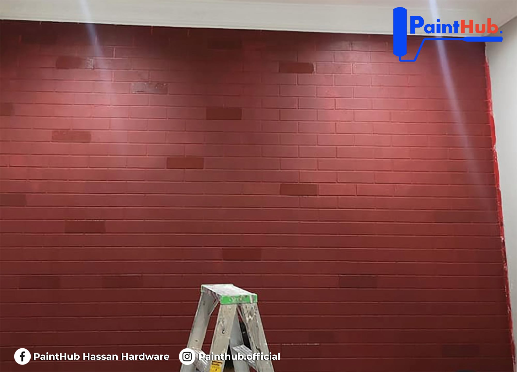 diy dinding bata merah