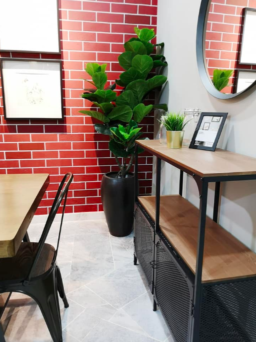 diy dinding bata merah