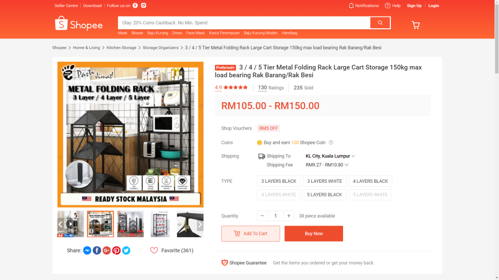 barang dapur shopee