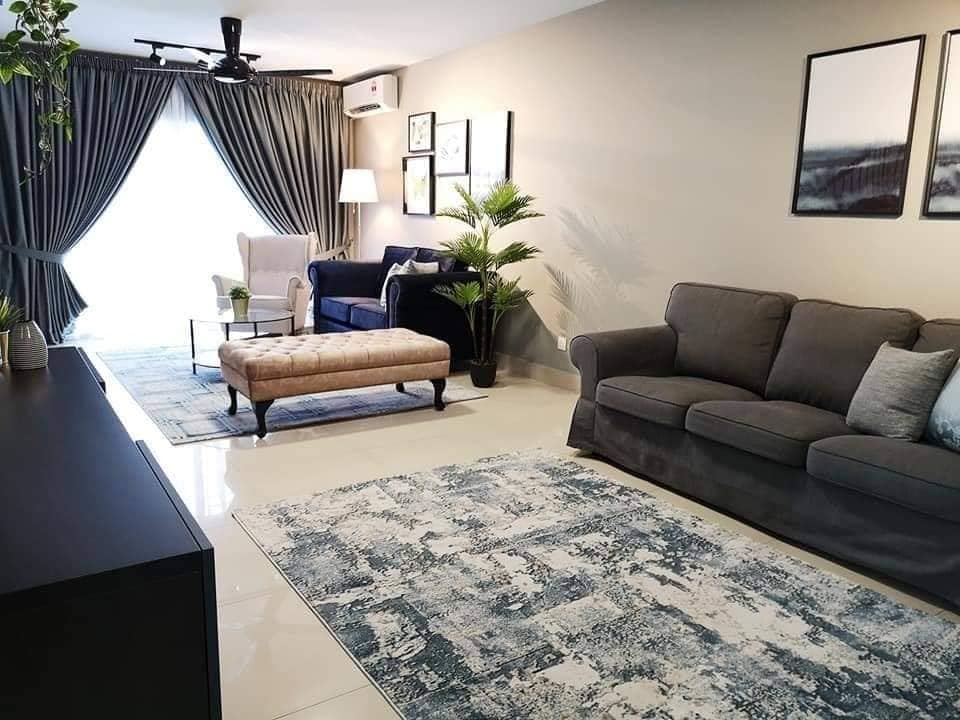 6 Idea Deko Ruang Tamu Memanjang | Giler Deco