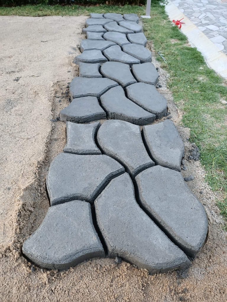DIY Concrete Paving
