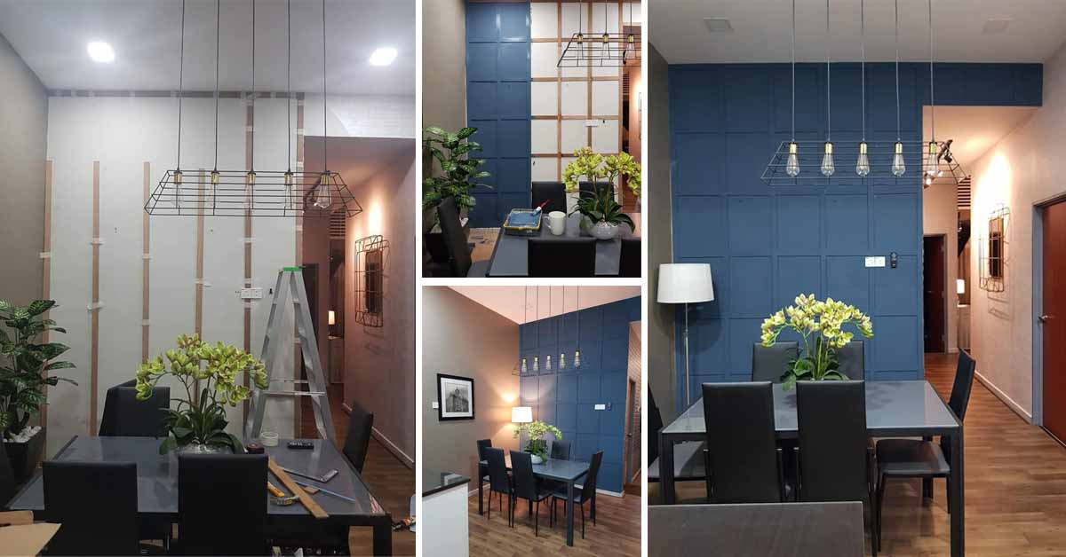 Projek DIY Dinding Berpanel Jimat Modal